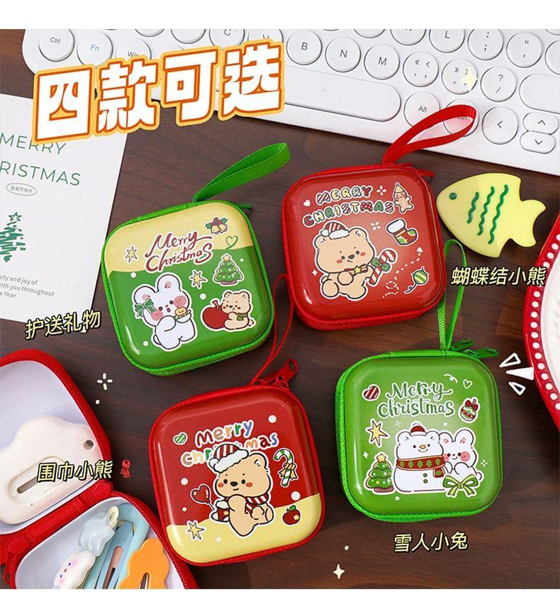 Christmas Cartoon Tinplate Coin Purse (Various Designs) Product Image