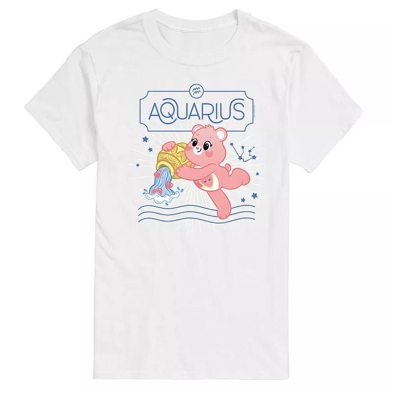 Big & Tall Care Bears Aquarius Graphic Tee, Mens Product Image