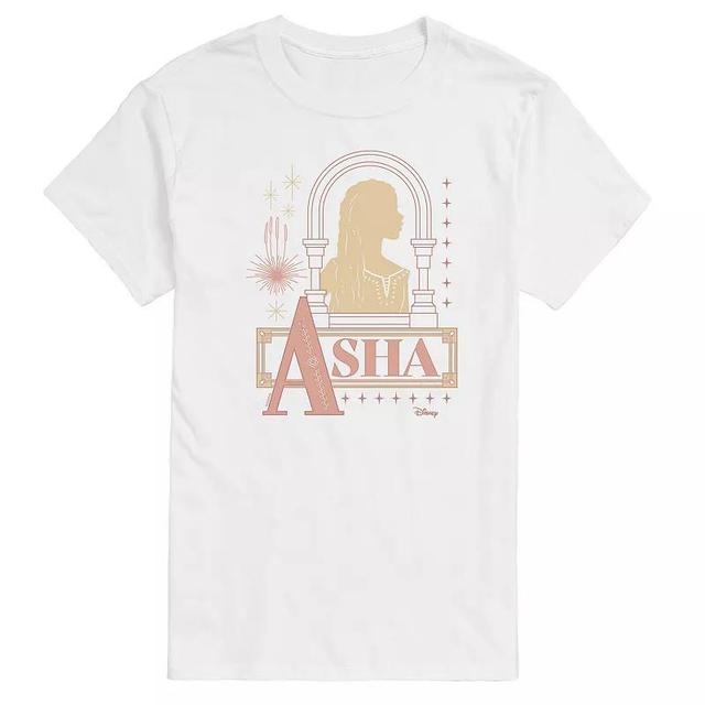 Disneys Wish Asha Mens Badge Graphic Tee Product Image