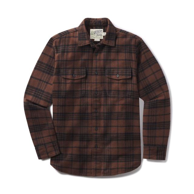 Scarboro Heritage Heavy Flannel - Dark Chocolate Product Image