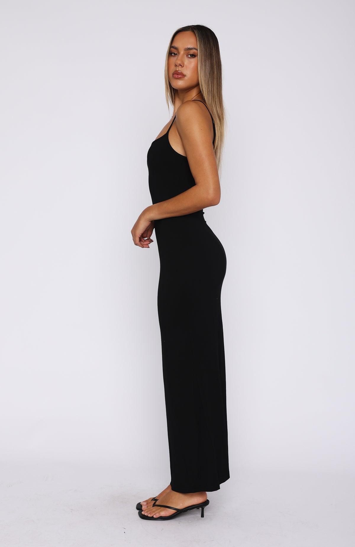 Wishing On Stars Maxi Dress Black Product Image