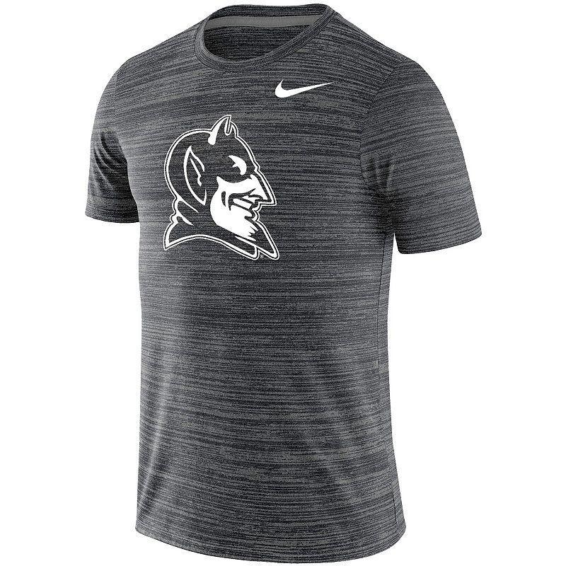 Mens Nike Black Duke Blue Devils Tonal Velocity Legend Performance T-Shirt Product Image