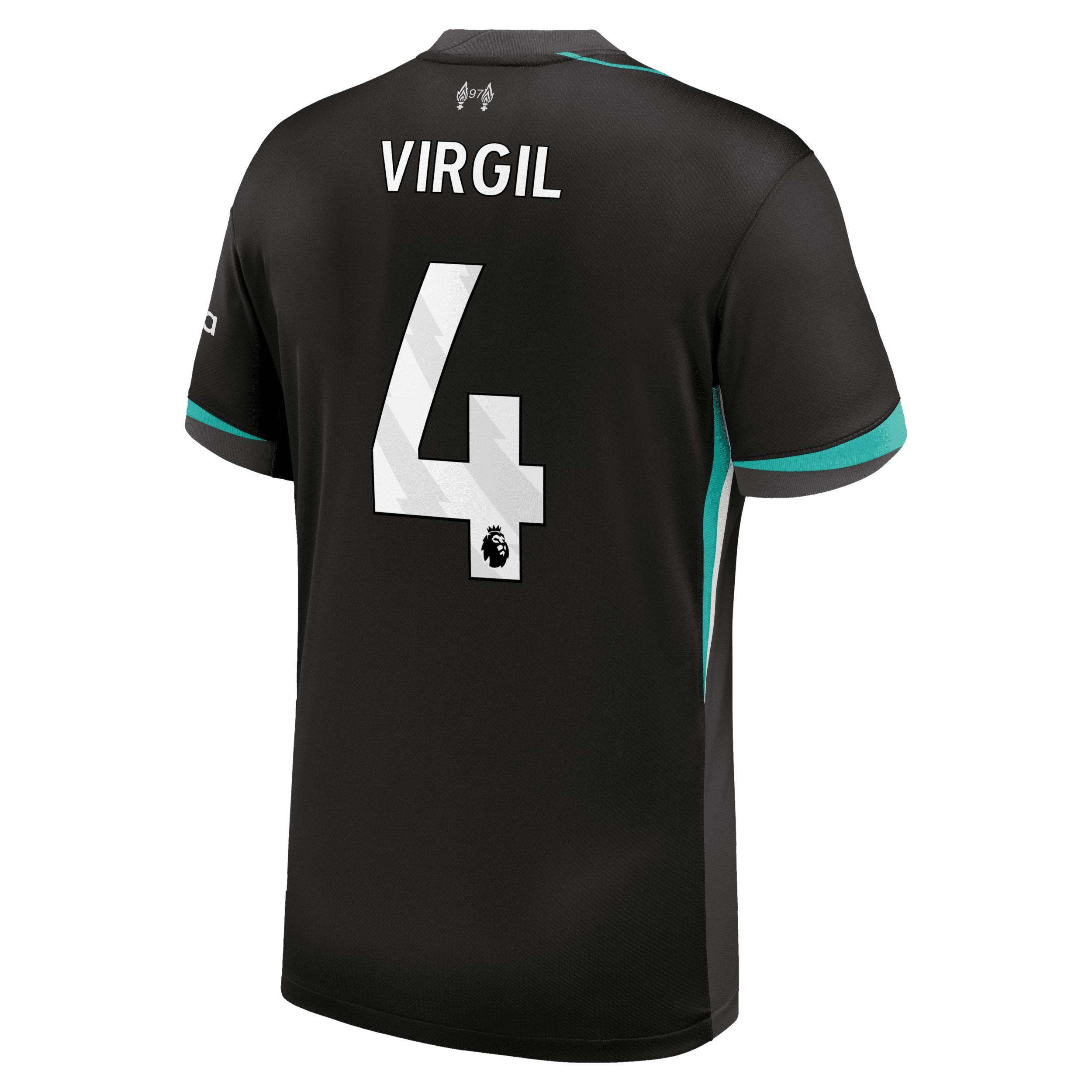 Virgil van Dijk Liverpool 2024/25 Stadium Away Nike Men's Dri-FIT Soccer Jersey Product Image