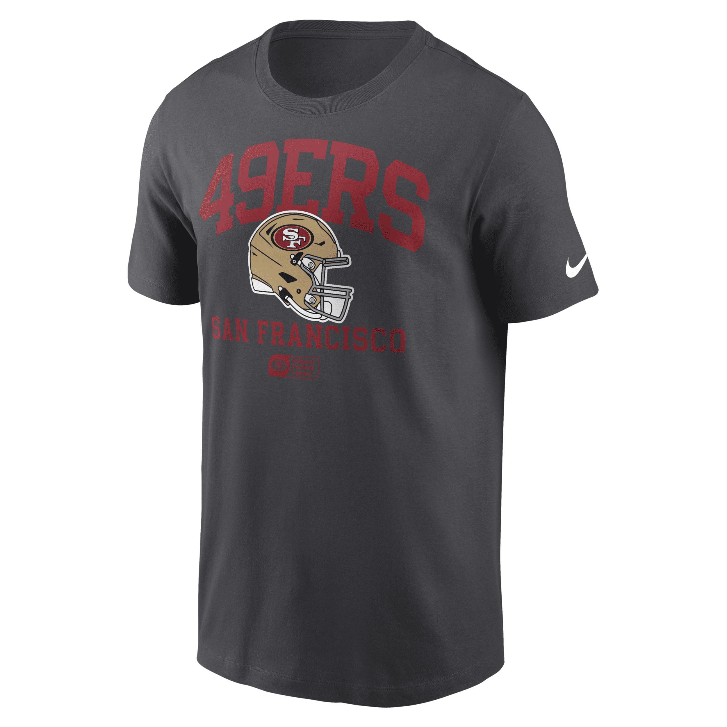 San Francisco 49ers Helmet Essential Nike Mens NFL T-Shirt Product Image