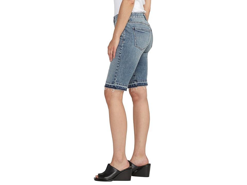 Jag Jeans Cecilia Release Hem Denim Bermuda Shorts Product Image