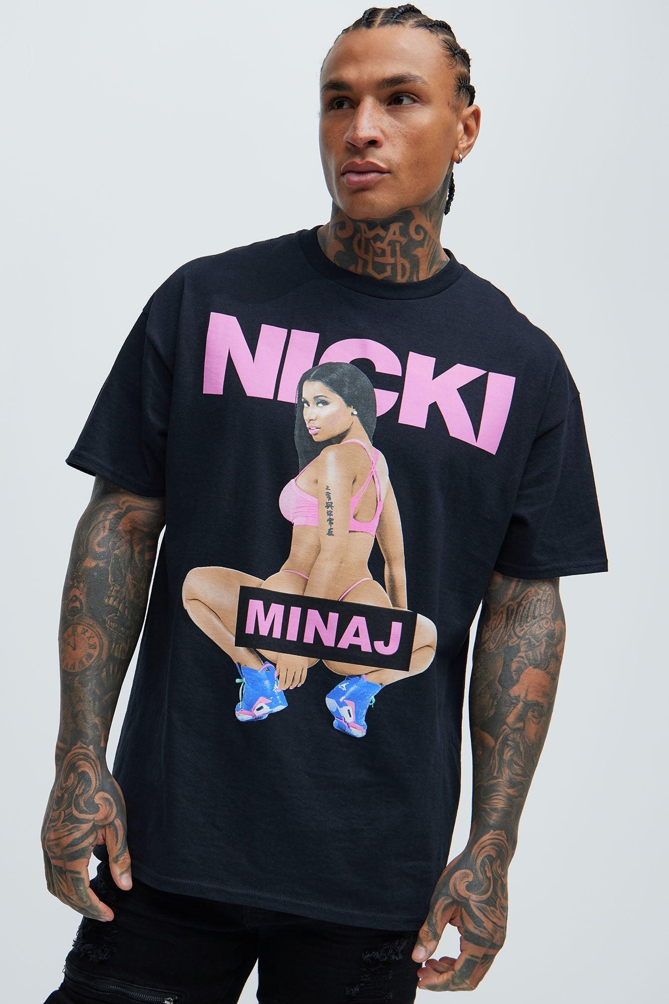 Nicki Minaj Oversize Short Sleeve Tee - Black Product Image