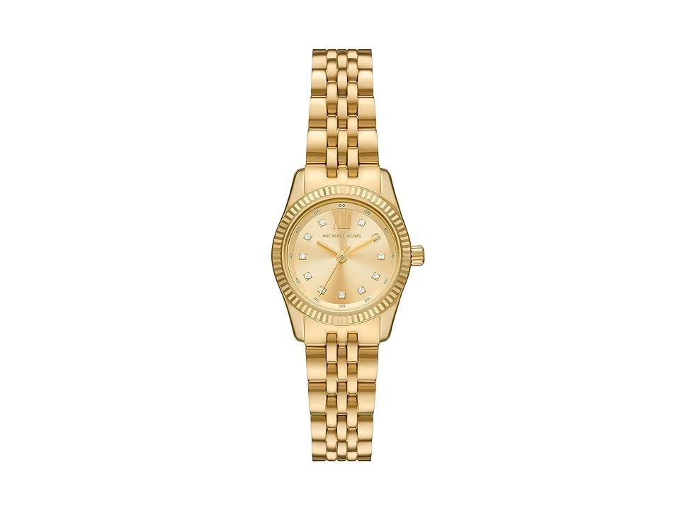 Michael Kors Womens Lexington Three-Hand Two-Tone Stainless Steel Watch 26mm Product Image