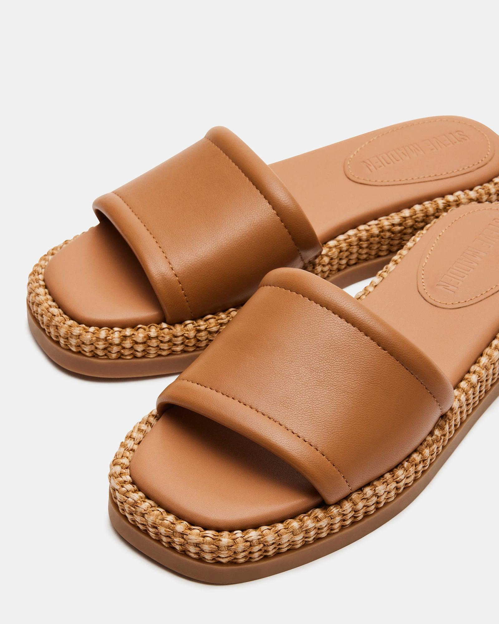 BOARDWALK TAN LEATHER Female Product Image