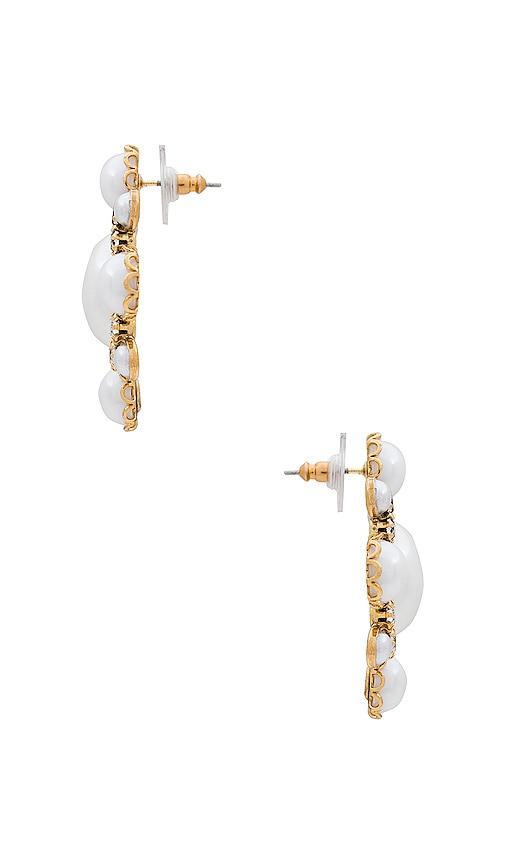 Jennifer Behr Jubilee Earrings in Metallic Gold. Product Image