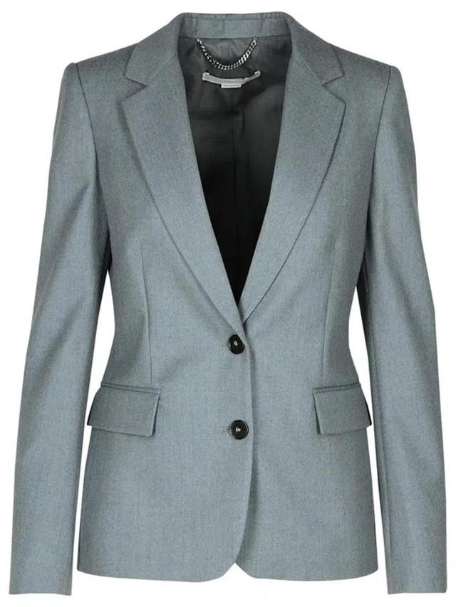 Grey Wool Blazer Product Image