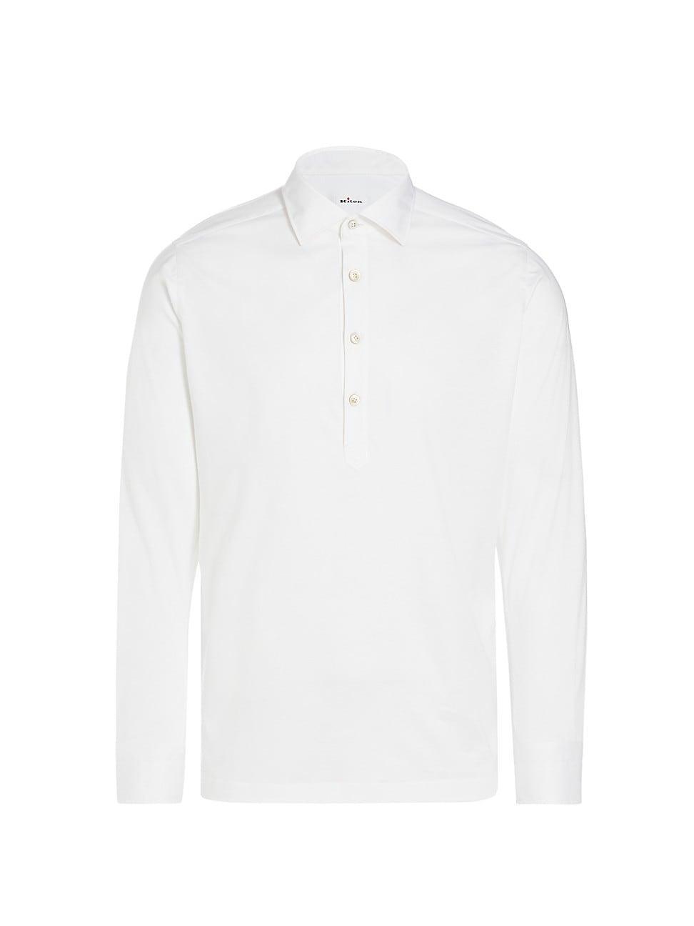 Mens Long-Sleeve Polo Shirt Product Image