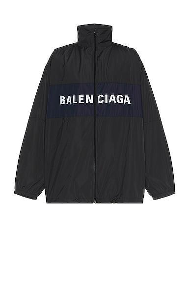 Balenciaga Logo Zip Up Jacket Product Image