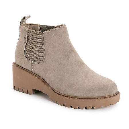 MUK LUKS Finley Francis Womens Boots Beige Product Image