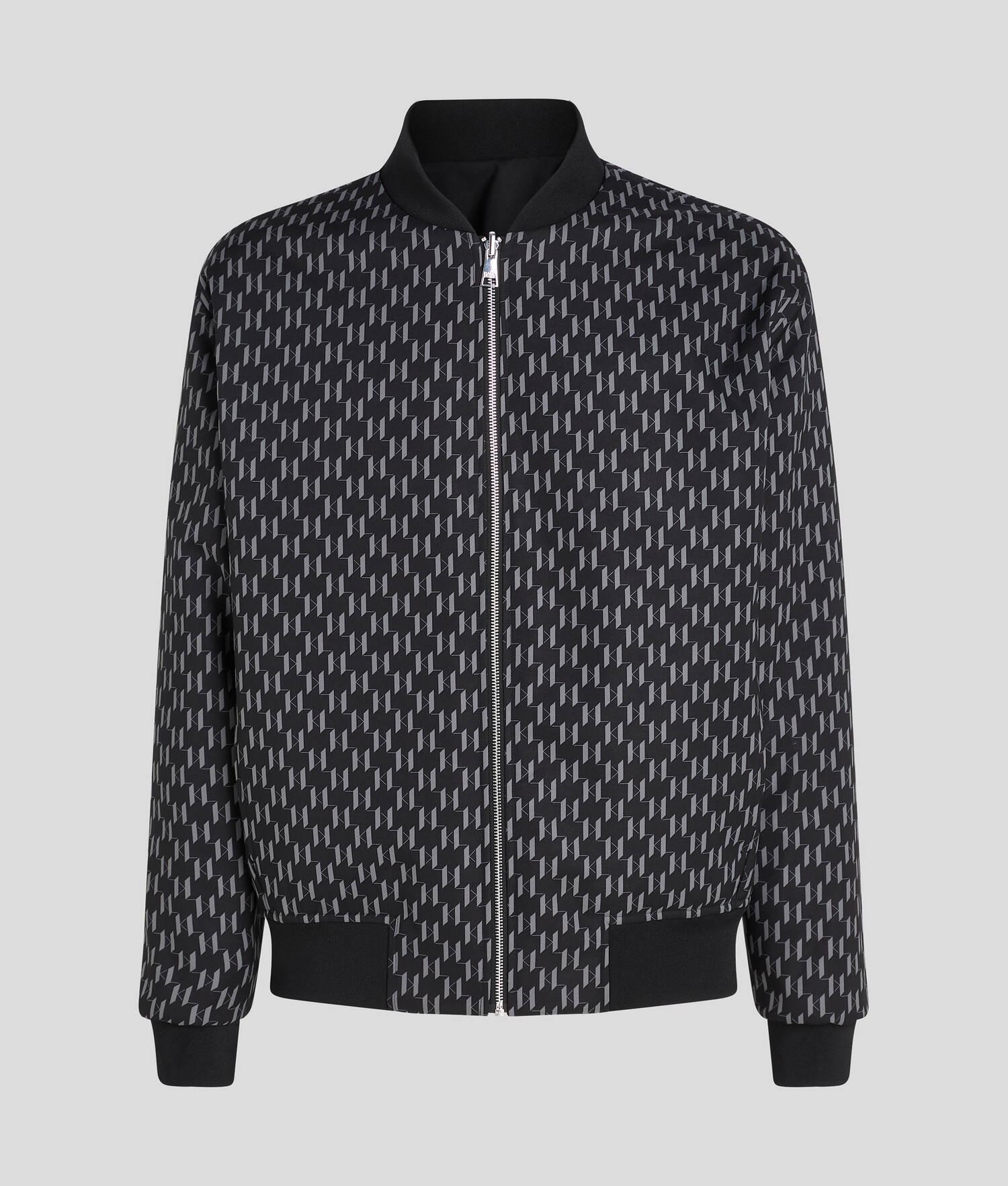 REFLECTIVE REVERSIBLE BOMBER JACKET Product Image