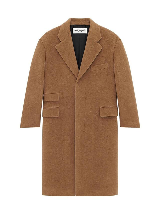 Mens Oversized Coat In Wool Product Image