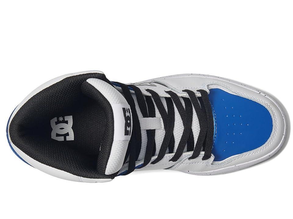 DC Cure Casual High-Top Boys Skate Shoes Sneakers Blue/Black) Men's Shoes Product Image