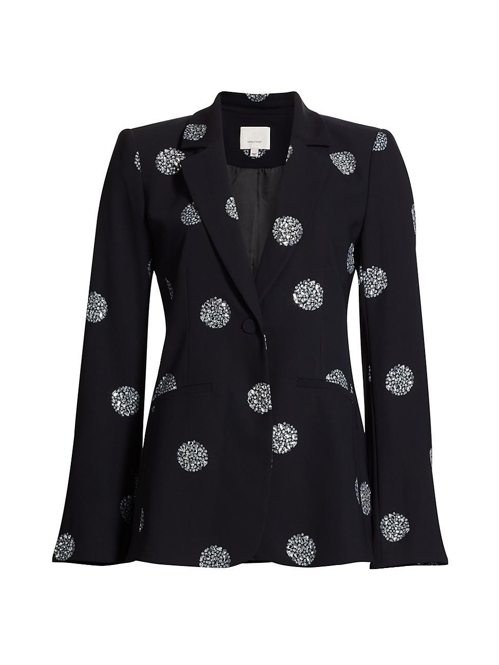 Womens Karlie Crystal Dot Blazer Product Image