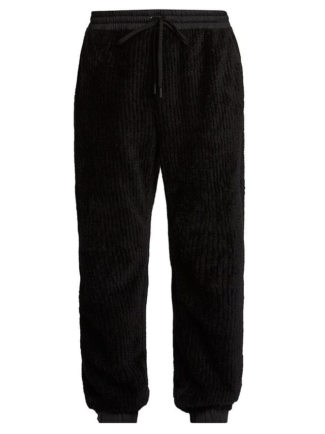 Mens Textured Drawstring Jogger Sweatpants Product Image