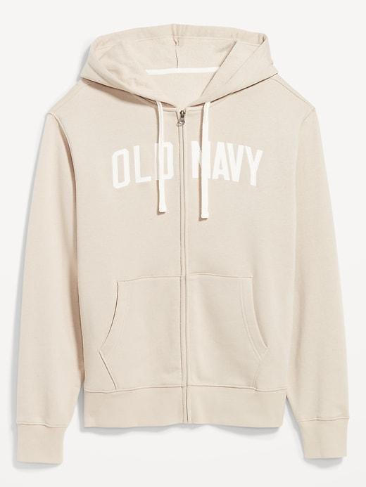 Oversized Logo Zip Hoodie Product Image