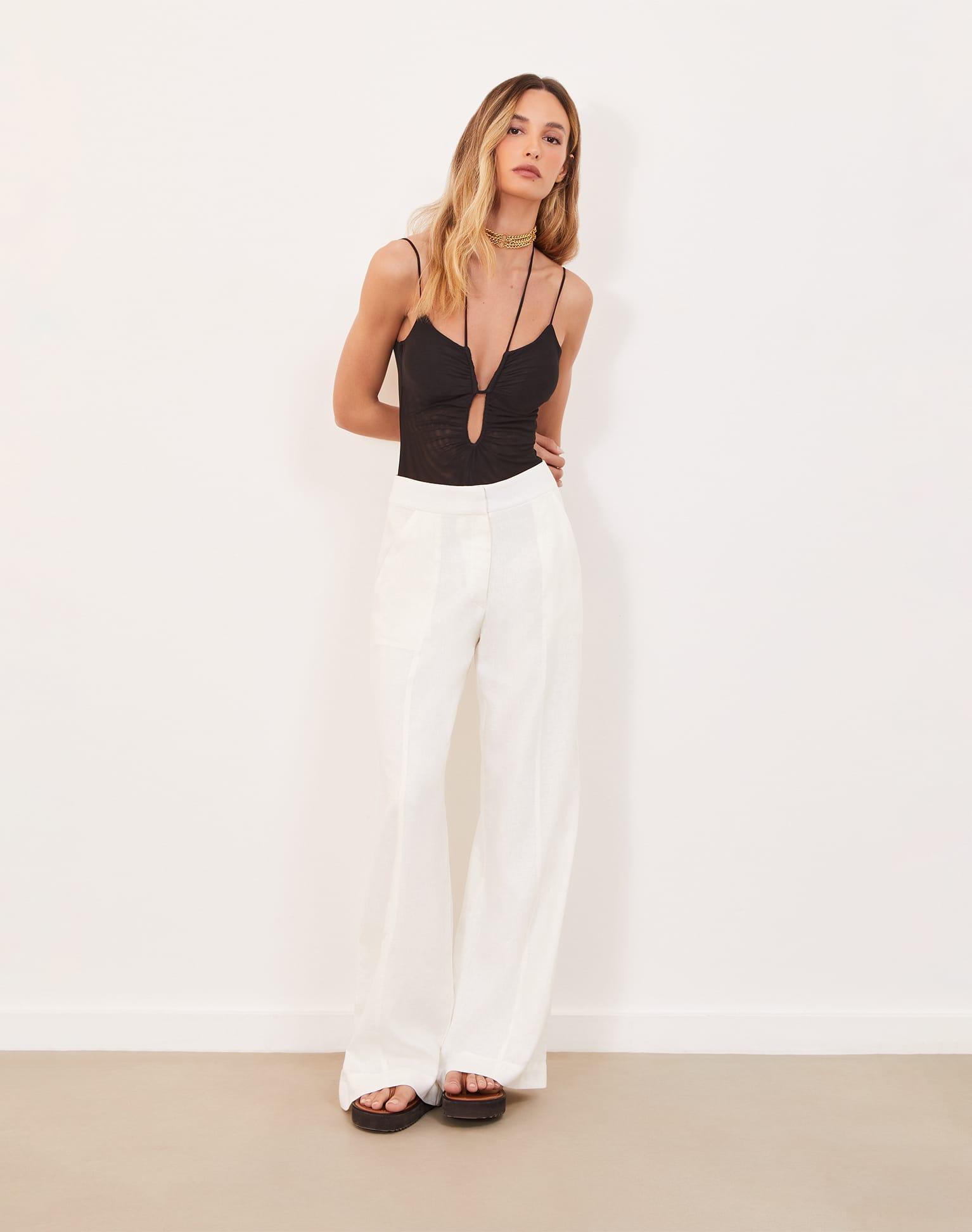 Estela Pants - Off White Product Image