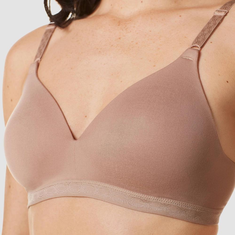 Simply Perfect by Warners Womens Supersoft Wirefree Bra RM1691T - 34A Butterscotch Product Image