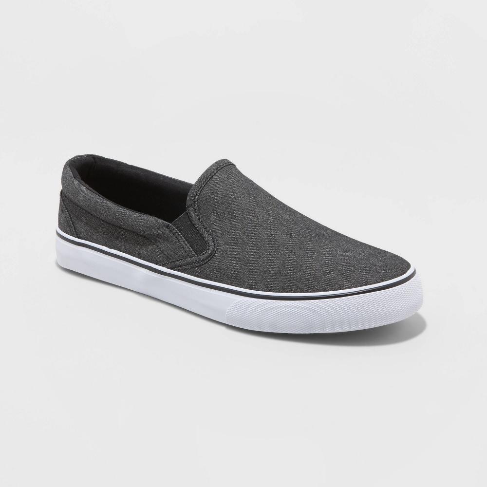 Mens Phillip Twin Gore Sneakers - Goodfellow & Co Charcoal 10.5, Grey Product Image