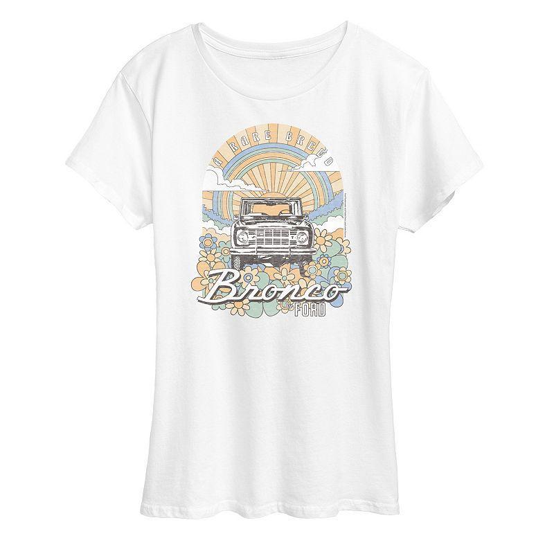 Womens Ford Bronco Rare Breed Retro Graphic Tee Product Image