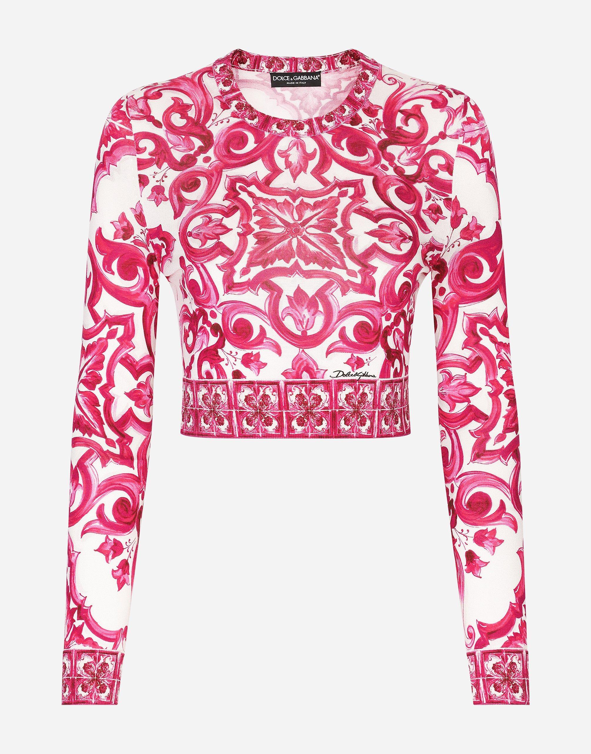 Cropped-top Mit Print In Multicolor Product Image