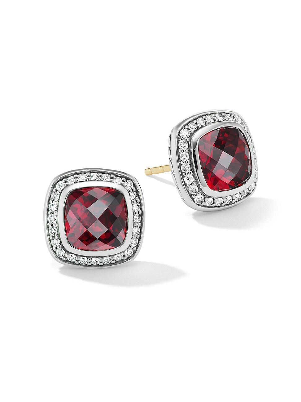 Womens Albion Earrings with Gemstone & Diamonds Product Image