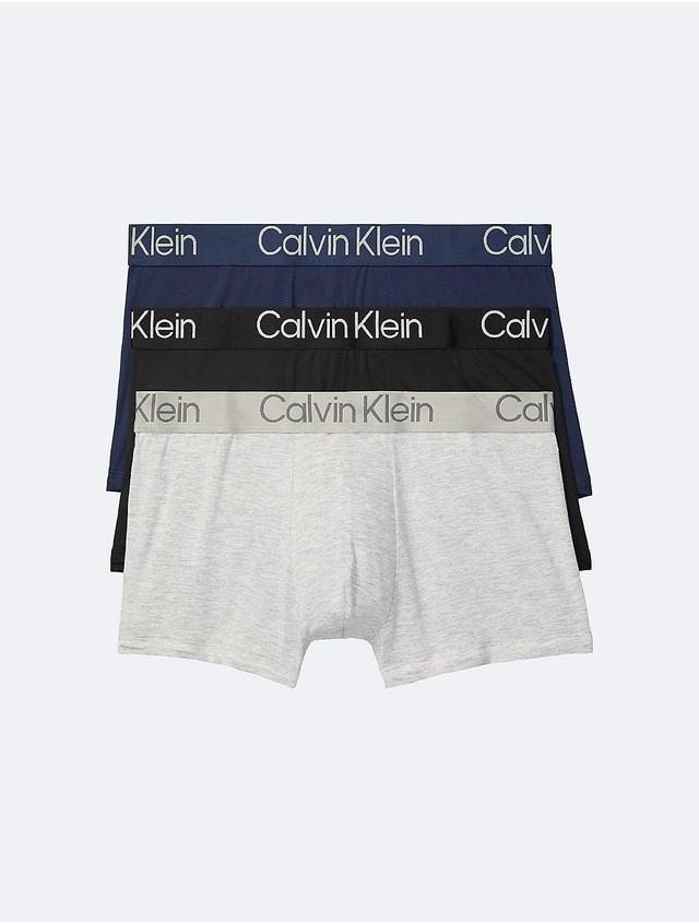 Calvin Klein Ultra-Soft Modern 3-Pack Stretch Modal Trunks Product Image