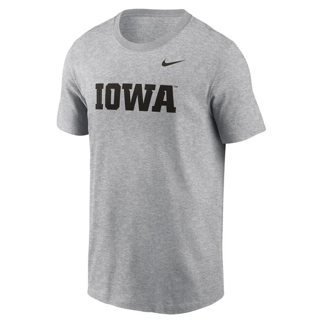 Iowa Hawkeyes Primetime Wordmark Nike Mens College T-Shirt Product Image