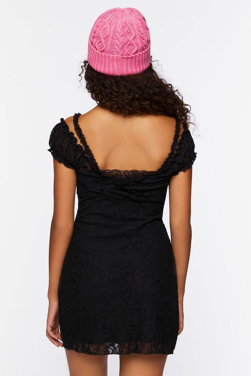 Lace Cami Cap-Sleeve Mini Dress | Forever 21 Product Image