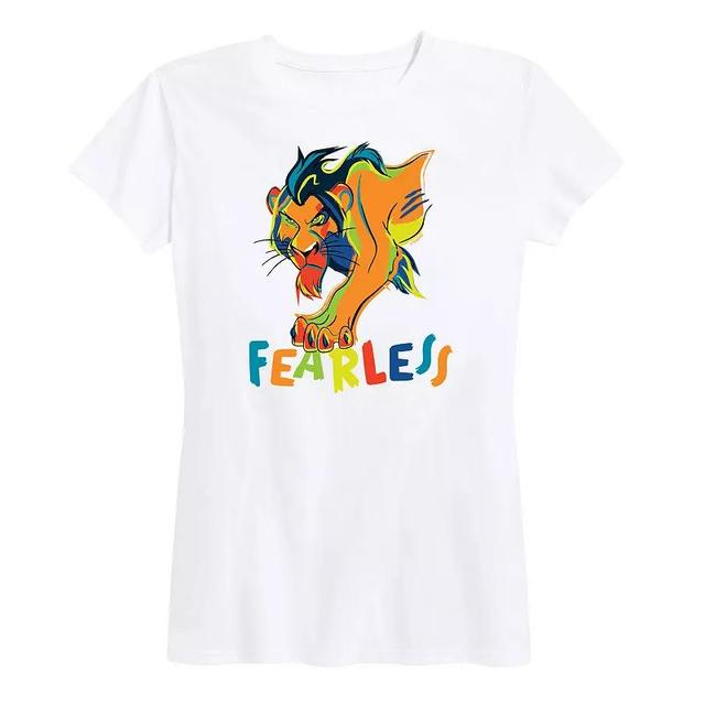 Disneys Lion King Scar Womens Fearless Graphic Tee Product Image