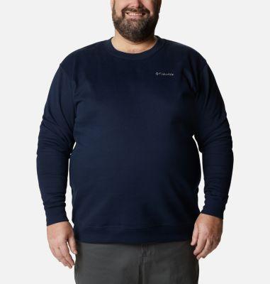 Big & Tall Columbia Hart Mountain Crewneck Top, Mens Collegiate Blue Product Image