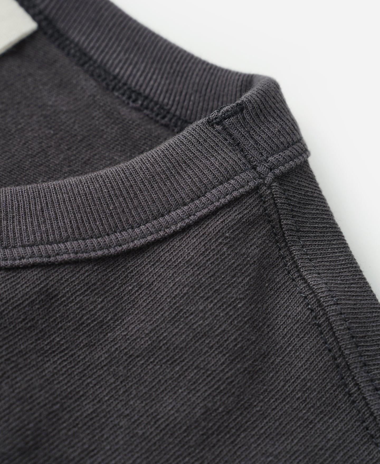 9.8 oz Cotton Classic Pocket T-Shirt - Dark Gray Product Image