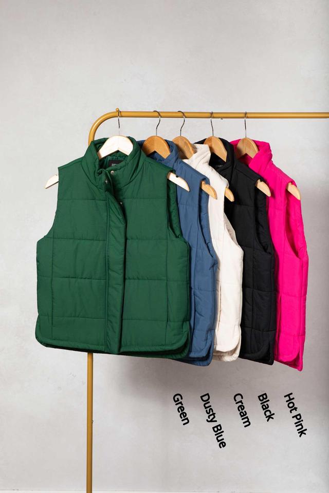 Puffer Vest With Pockets Product Image