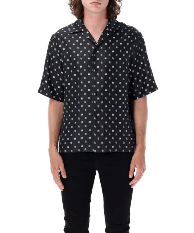 Paisley Bowling Short Sleeve Shirt In Black Product Image