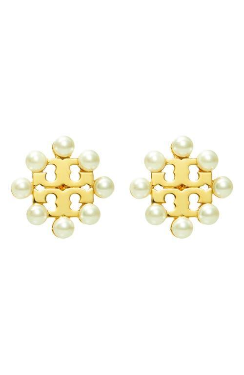 Tory Burch Kira Imitation Pearl Stud Earrings Product Image