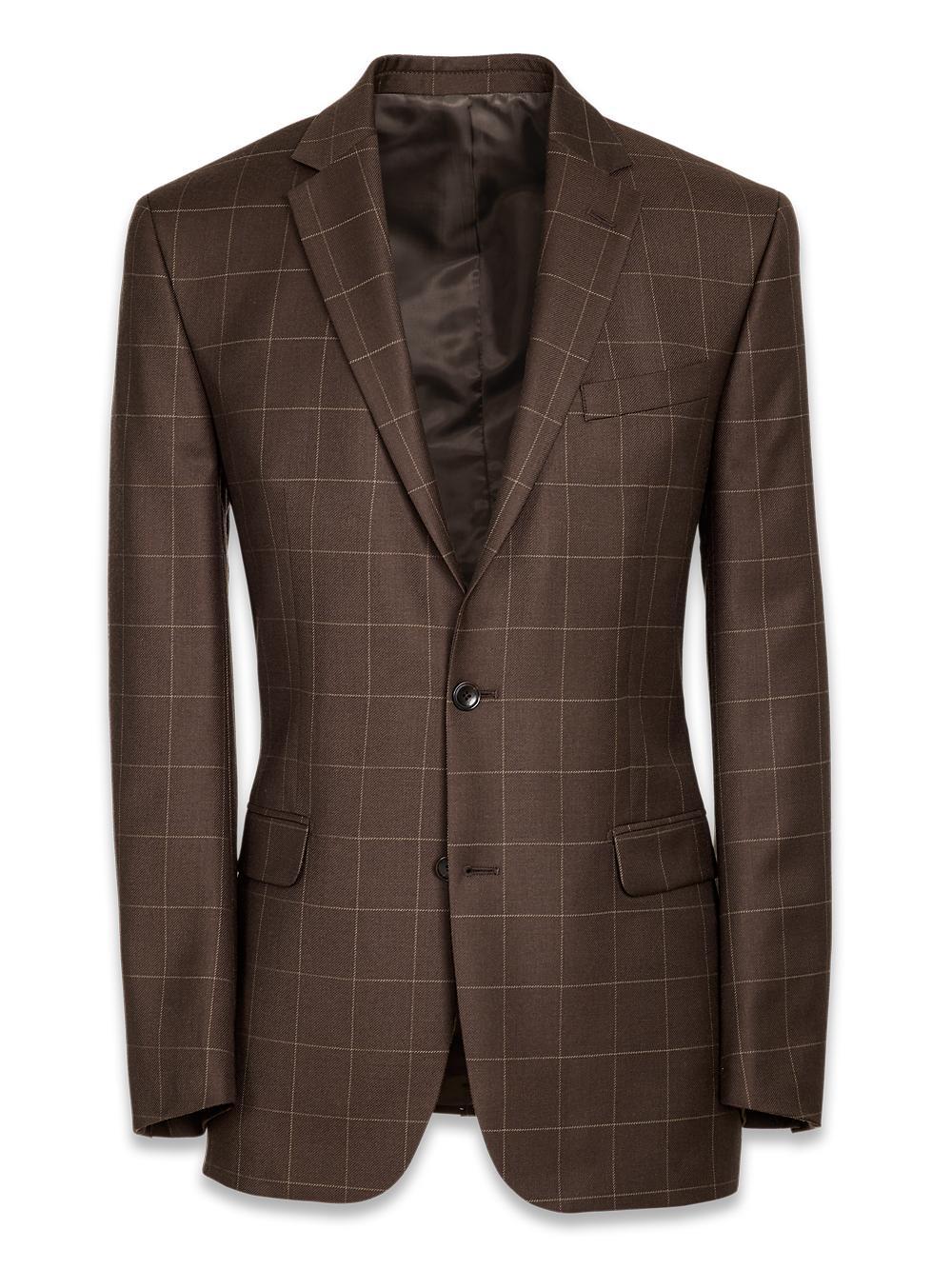 Tailored Fit Wool Essential Wool Notch Lapel Suit Jacket Product Image