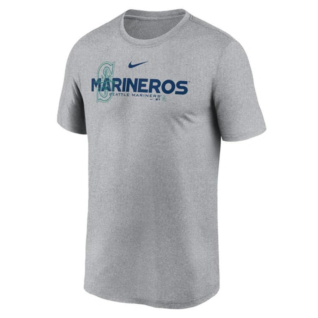 NIKE Heathered Charcoal Seattle Mariners Local Rep Legend Performance T-shirt Product Image