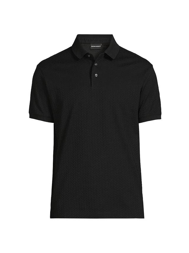 Mens Knit Polo Shirt Product Image