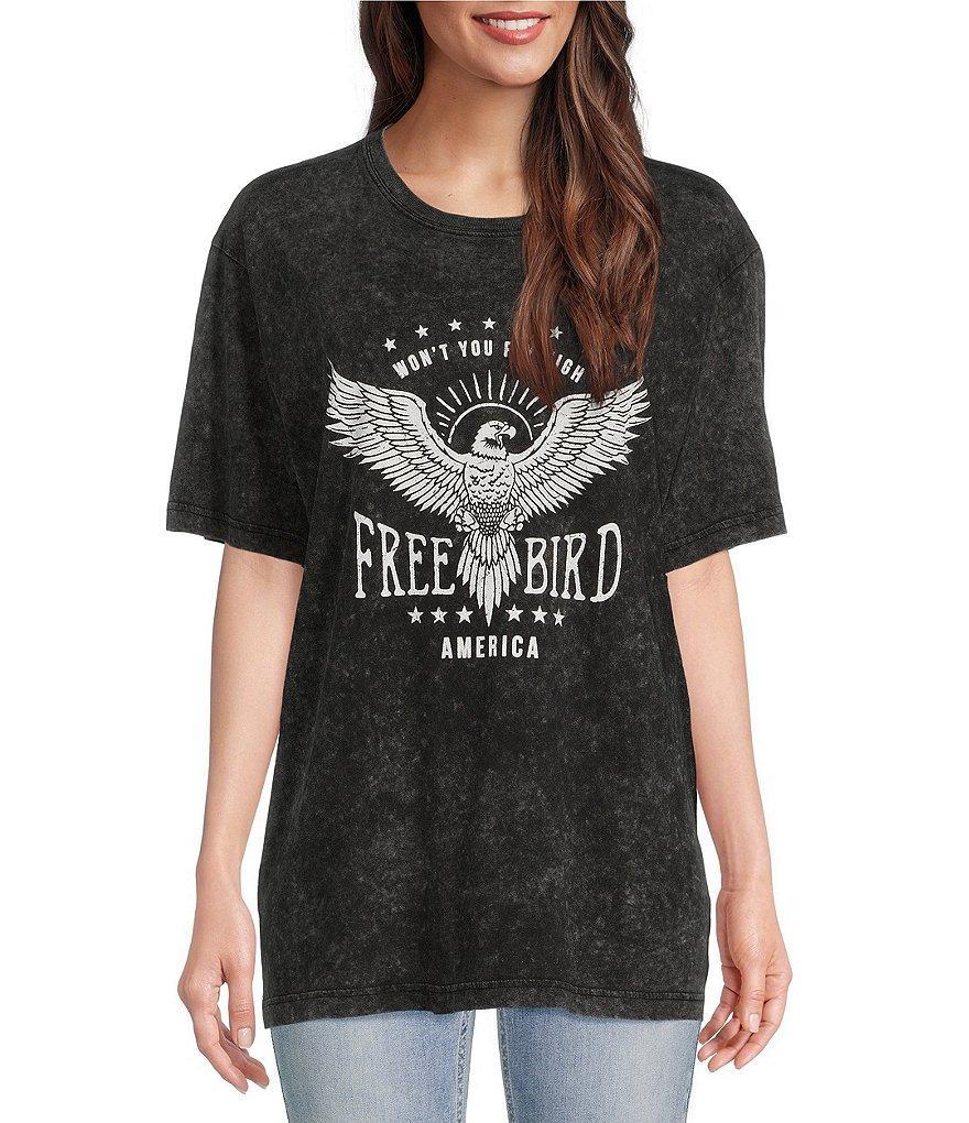 Zutter Short Sleeve Free Bird Tee Shirt Product Image