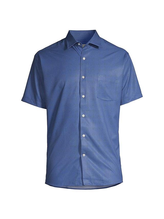 Mens Crown Bloques Performance Poplin Sport Shirt Product Image