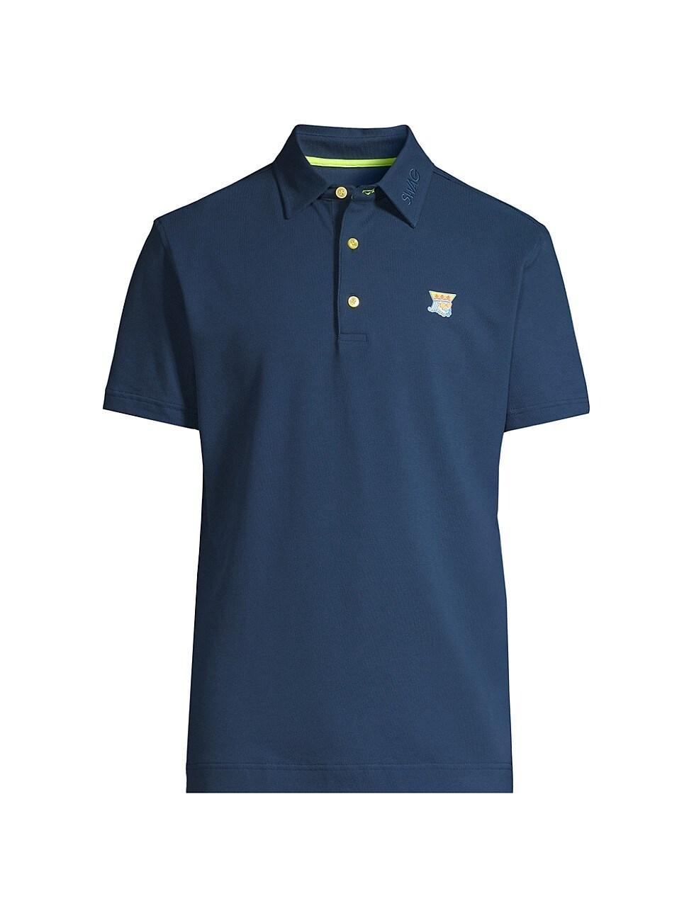 Mens Swag King Athletic-Fit Polo Shirt Product Image