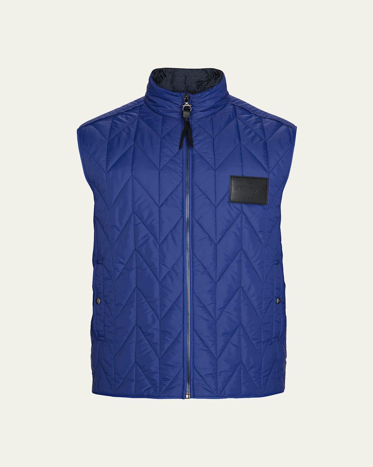 Mens Chevron Quilted Gilet Product Image