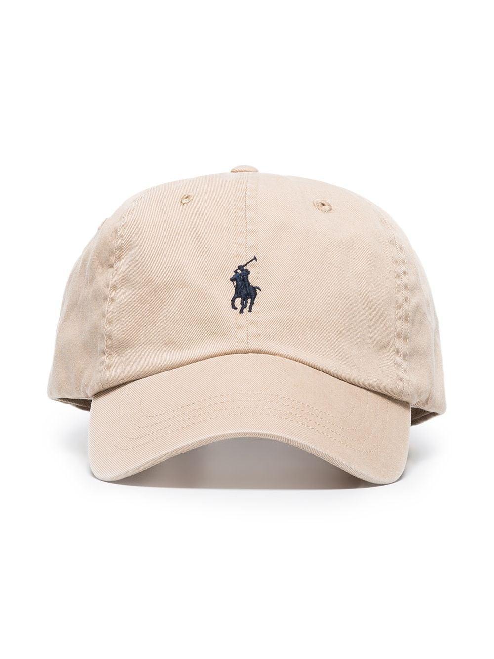 Logo-embroidered Cotton-canvas Cap In Neutrals Product Image