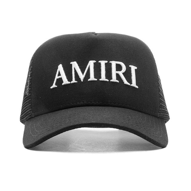 Amiri Core Logo Trucker Hat - Black Male Product Image