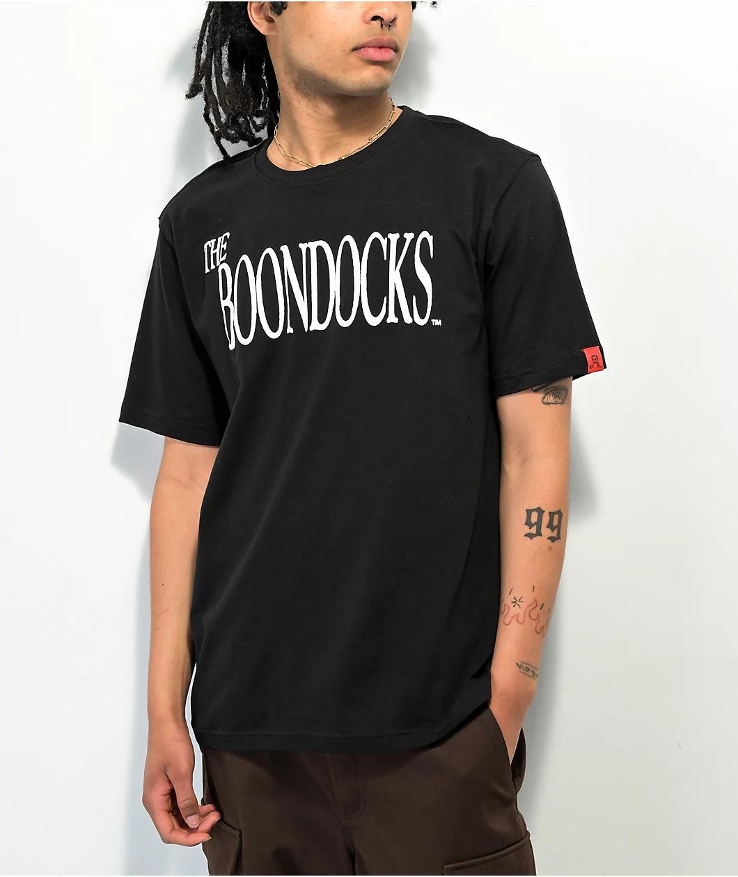 The Boondocks Wanted Riley Black T-Shirt Product Image