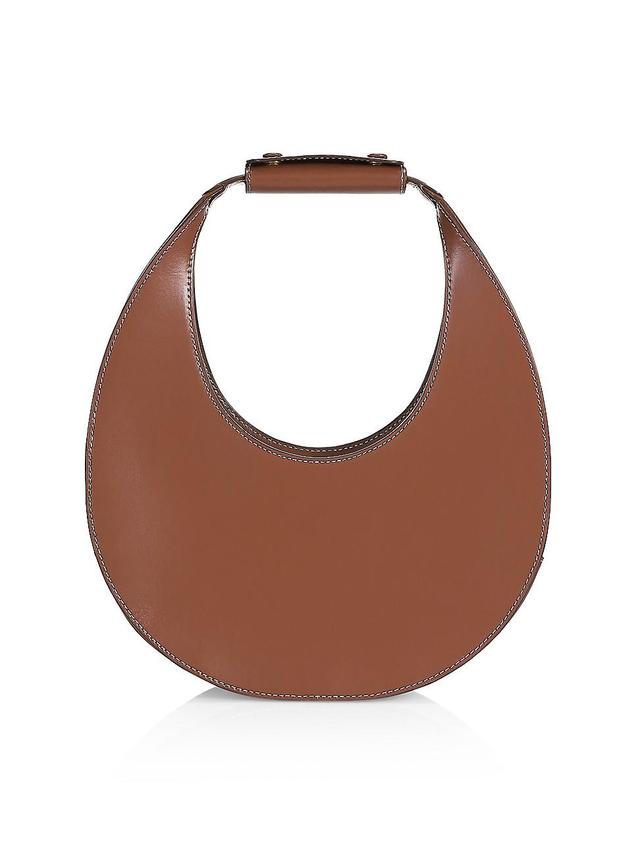 Womens Moon Leather Hobo Bag Product Image