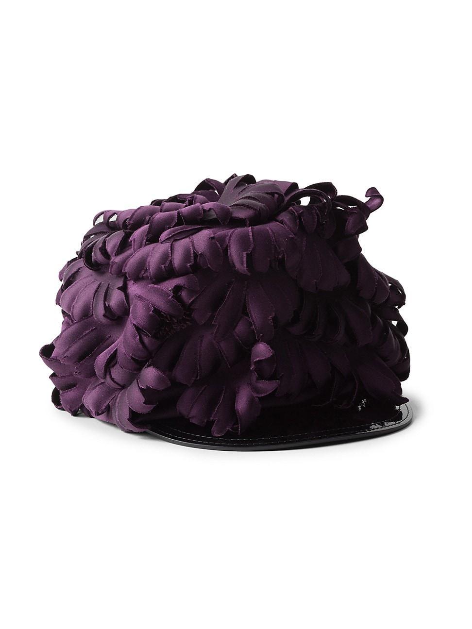 Womens Satin and Patent Leather Hat product image